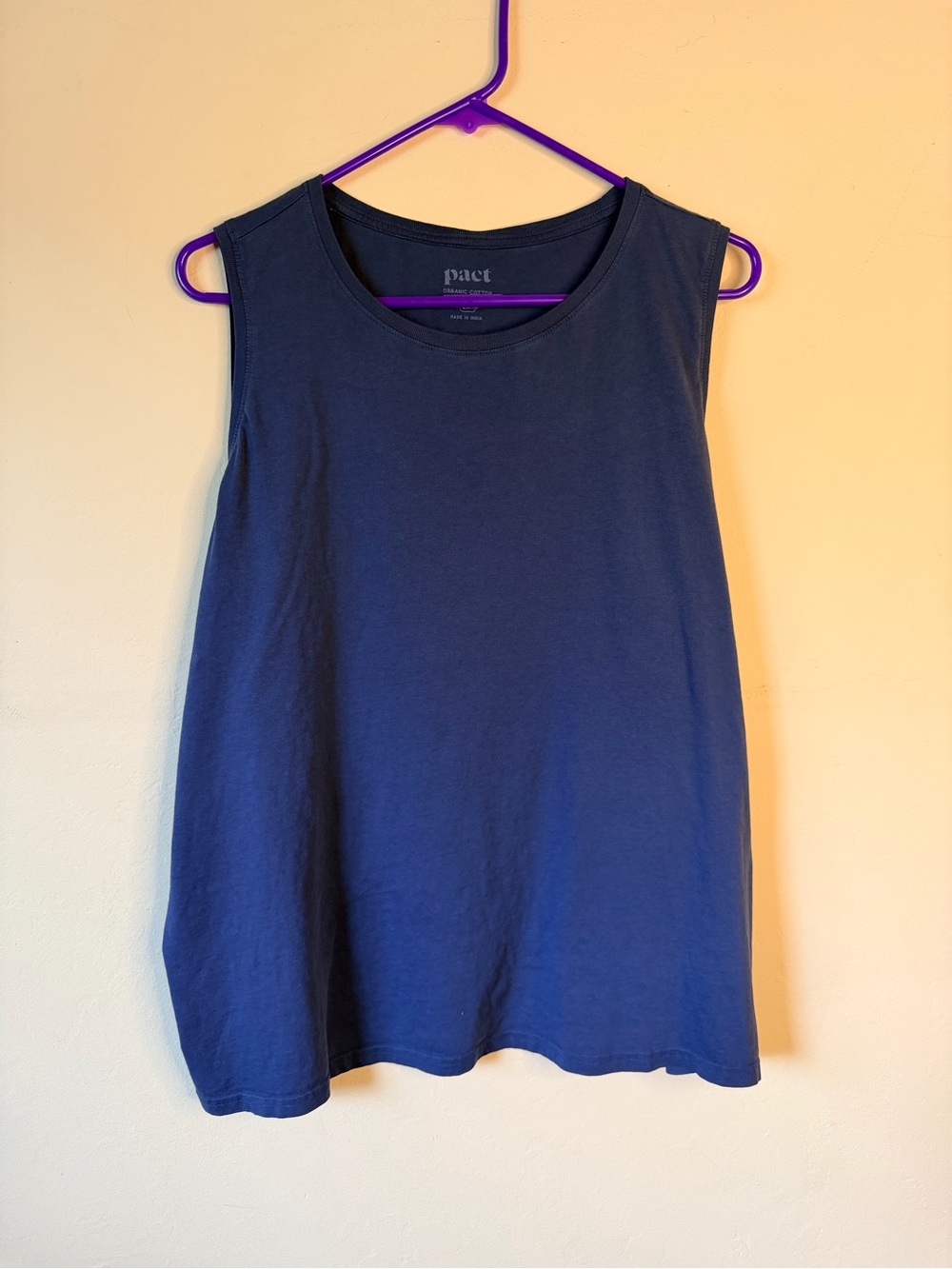 Pact Women's Dark Navy Sleeveless Tank